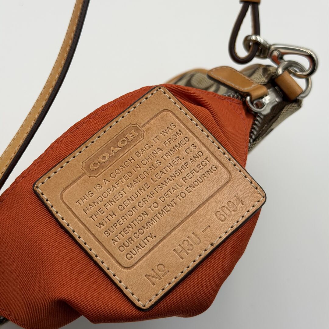 Coach Signature Demi Tan Shoulder Bag