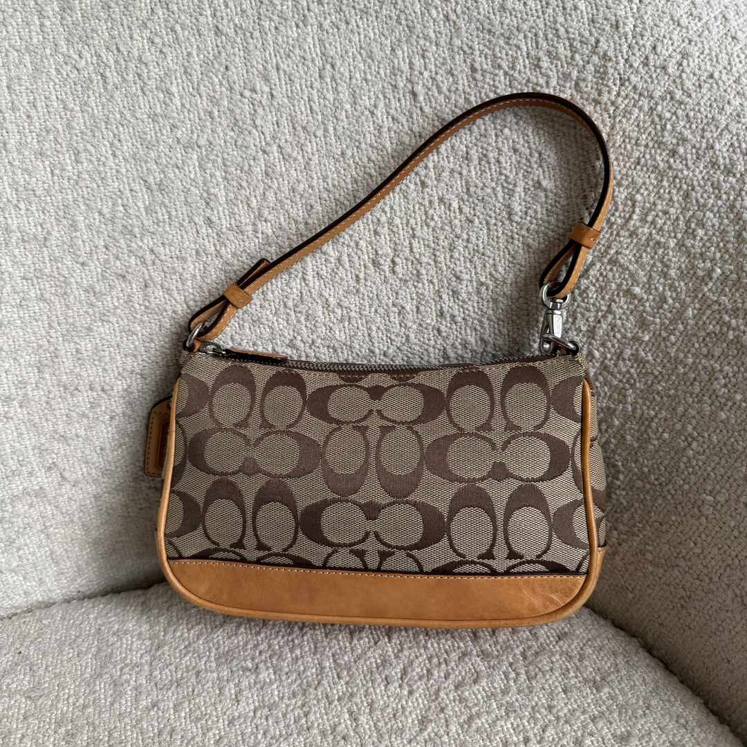 Coach Signature Demi Tan Shoulder Bag