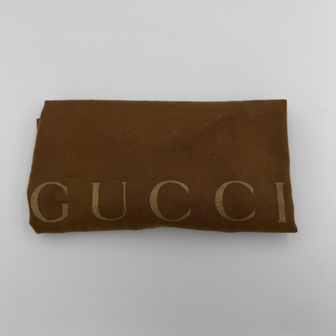 Gucci GG Canvas Abbey D Ring Brown Tote Bag