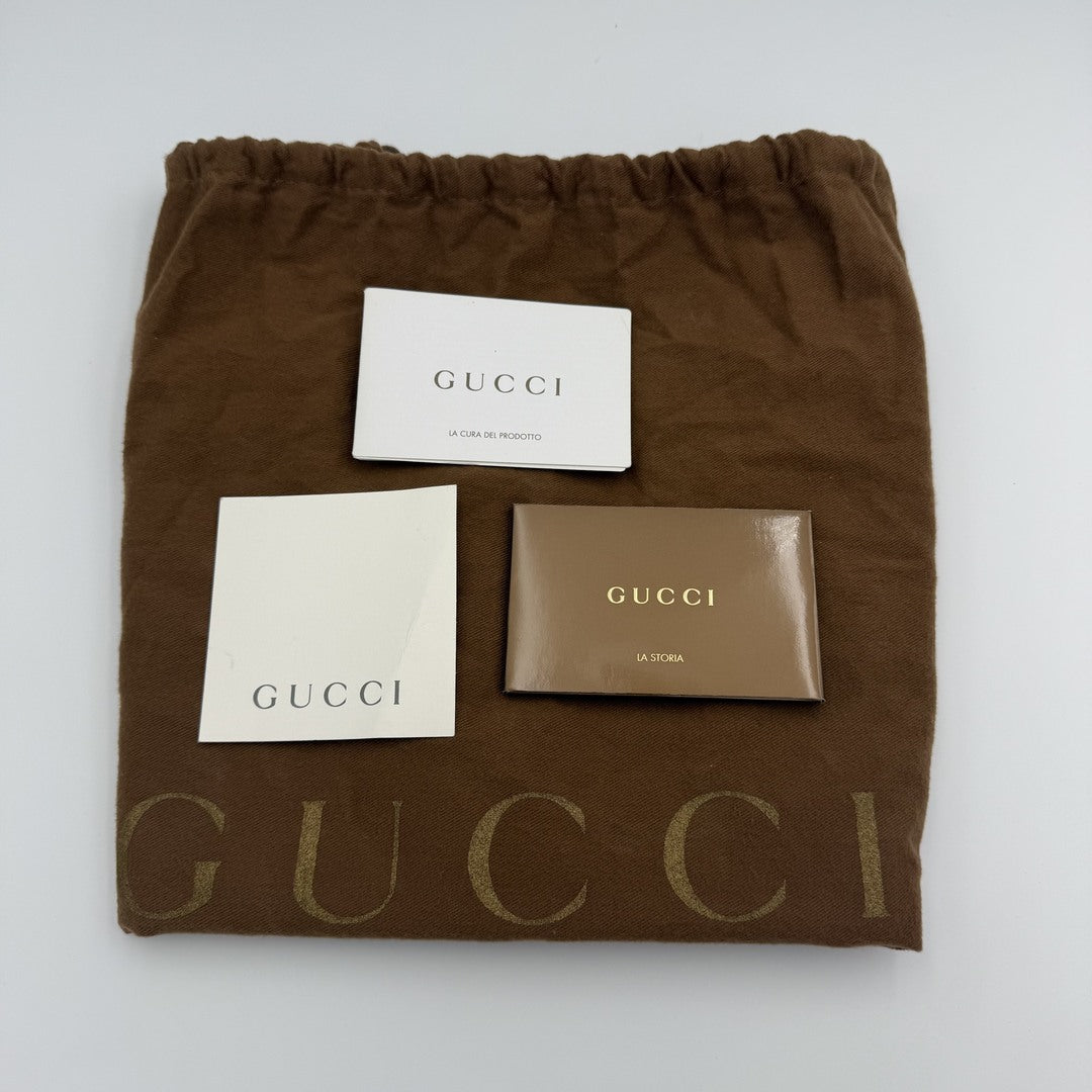 Gucci Guccissima Sukey Leather Brown Tote Bag