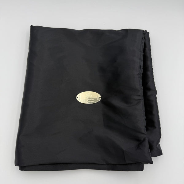 Fendi Selleria Buckle Leather Black Shoulder Bag