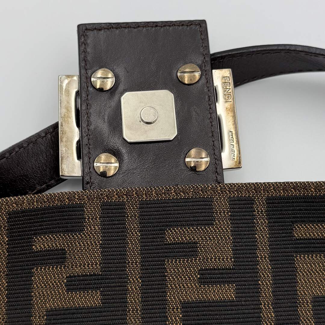 Fendi Mamma Baguette Zucca Shoulder Bag
