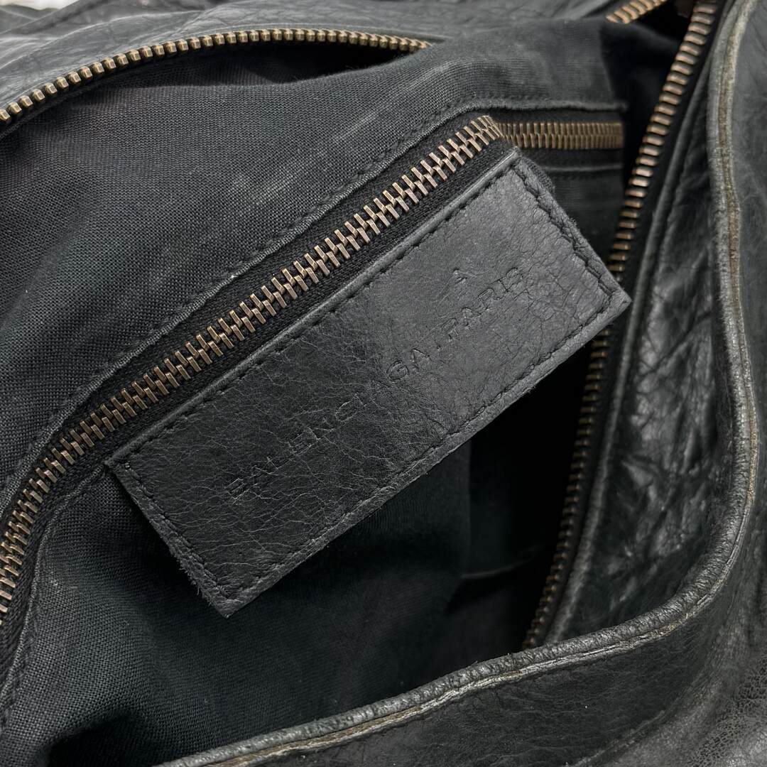 2003 Balenciaga City Leather Black Shoulder Bag