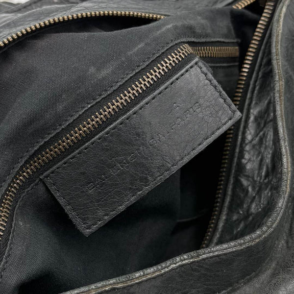 2003 Balenciaga City Leather Black Shoulder Bag