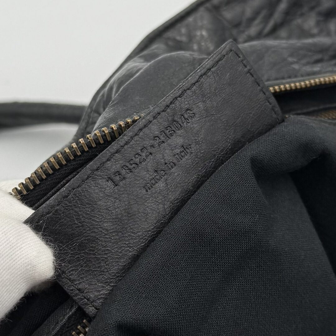 2003 Balenciaga City Leather Black Shoulder Bag