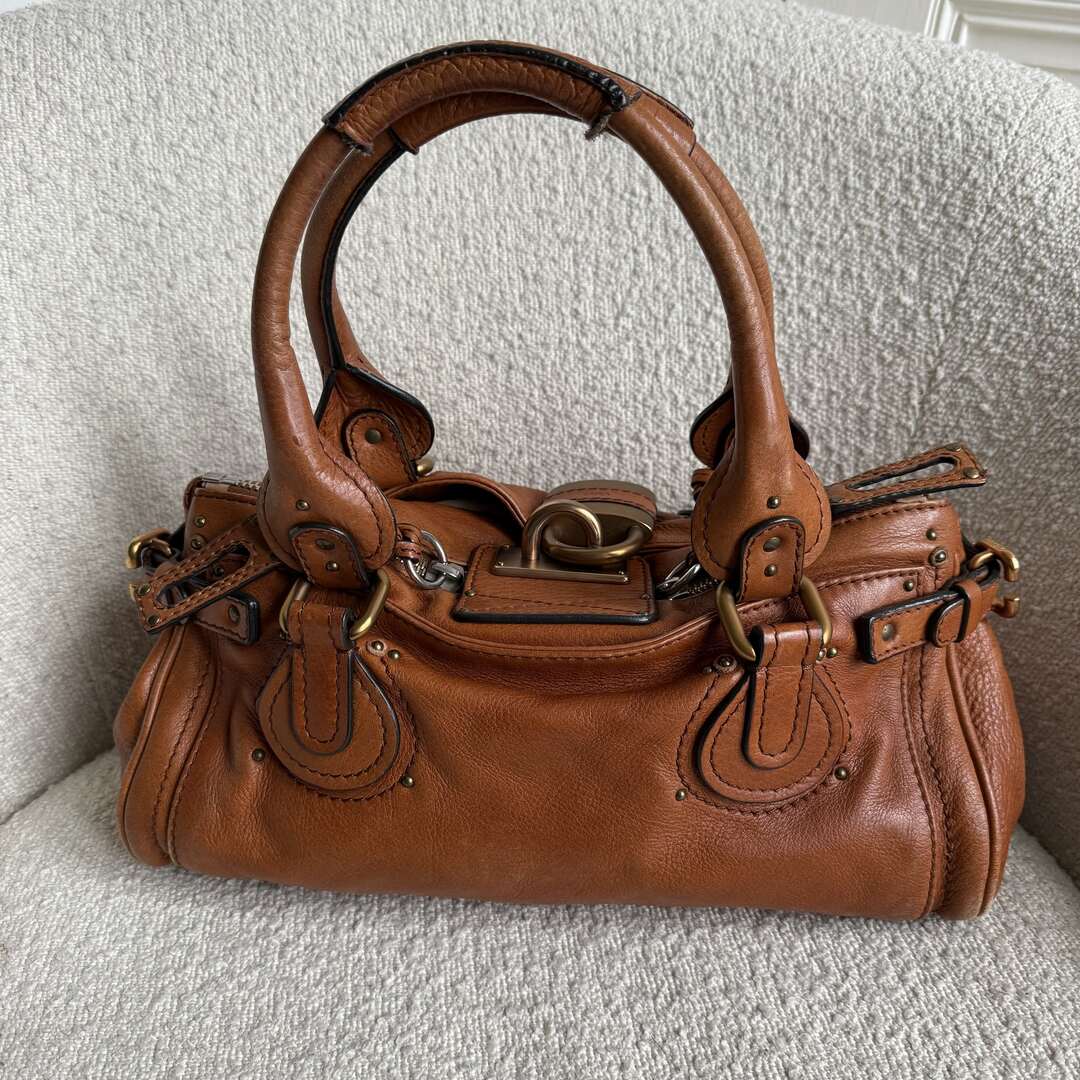 Chloe Paddington Leather Brown Shoulder Bag