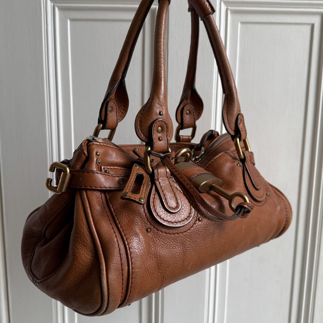 Chloe Paddington Leather Brown Shoulder Bag