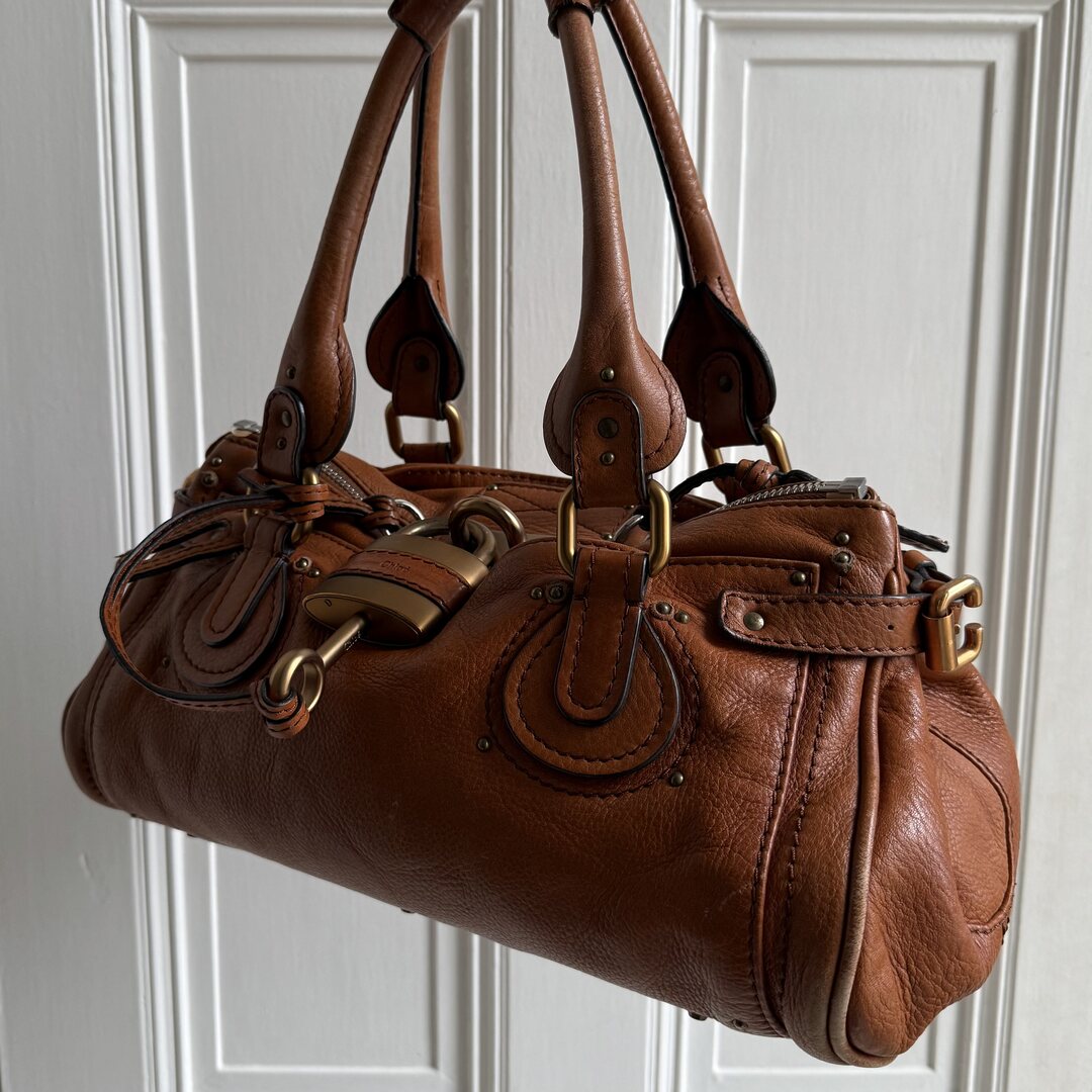 Chloe Paddington Leather Brown Shoulder Bag