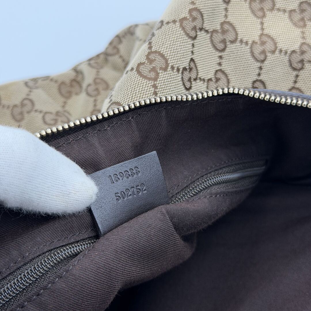 Gucci GG Canvas Abbey Brown Shoulder Bag