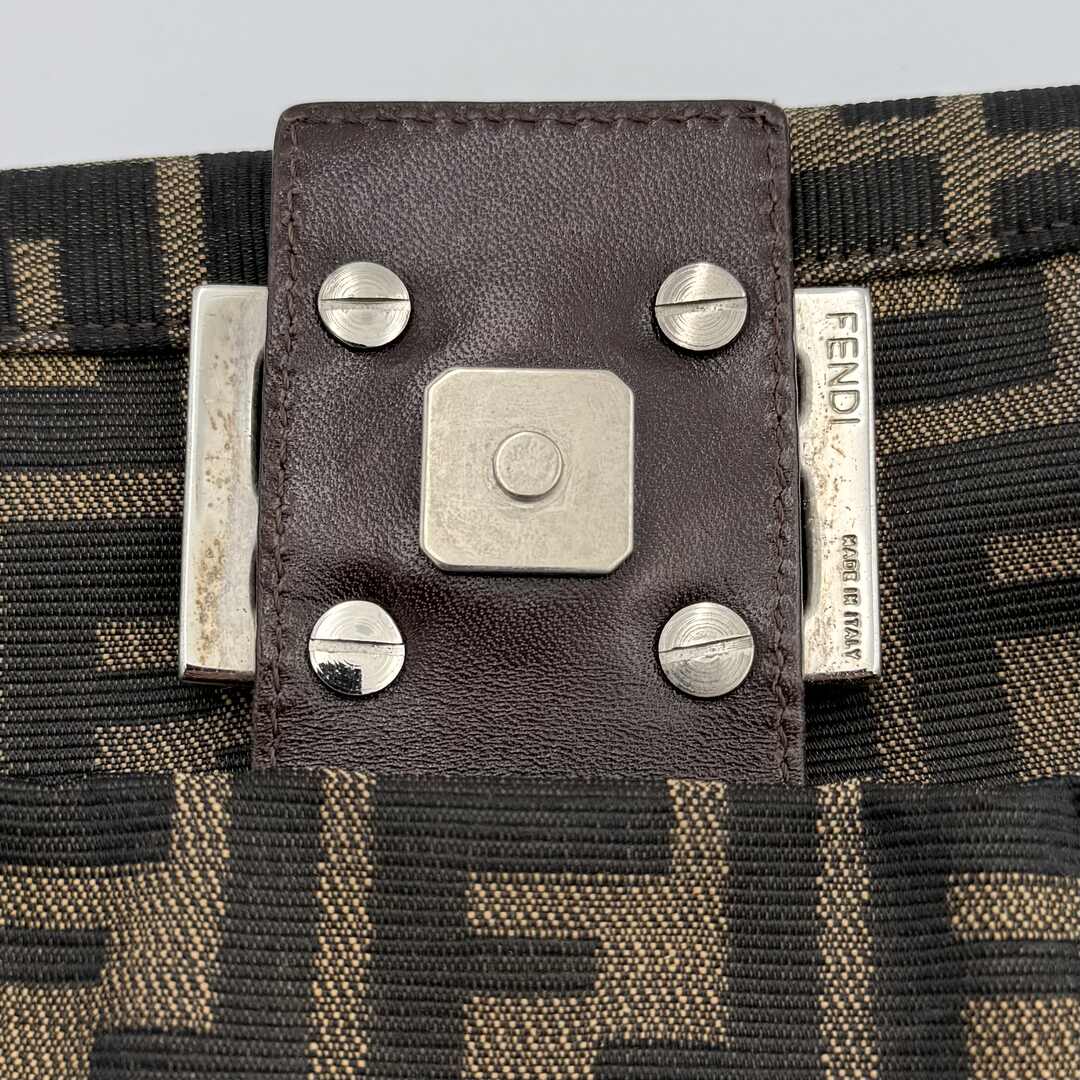 Fendi Mamma Baguette Zucca Shoulder Bag
