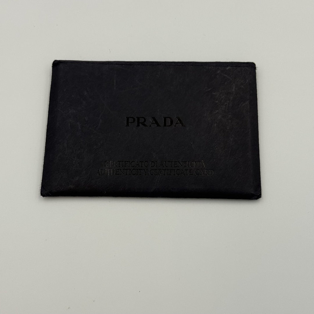 2003 Prada Hobo VItello Daino Leather White Shoulder Bag