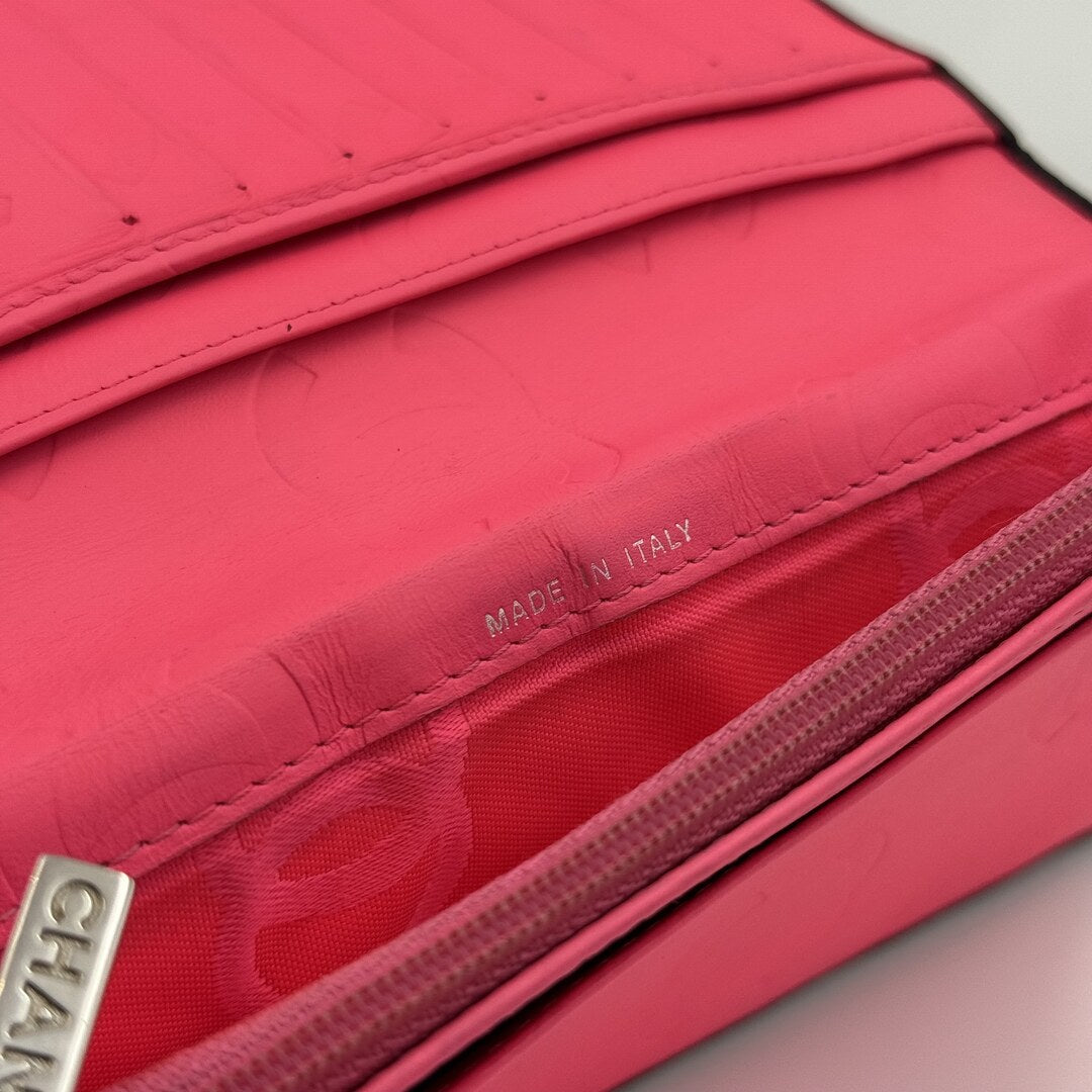 2010 Chanel CC Cambon Black Leather Wallet