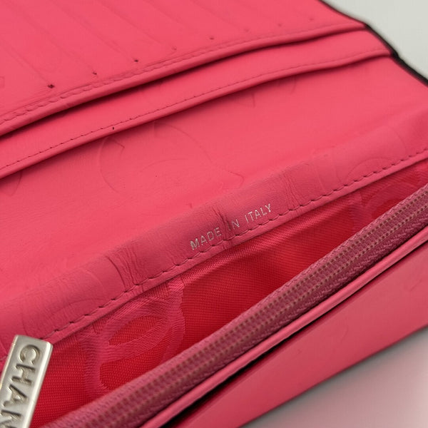 2010 Chanel CC Cambon Black Leather Wallet