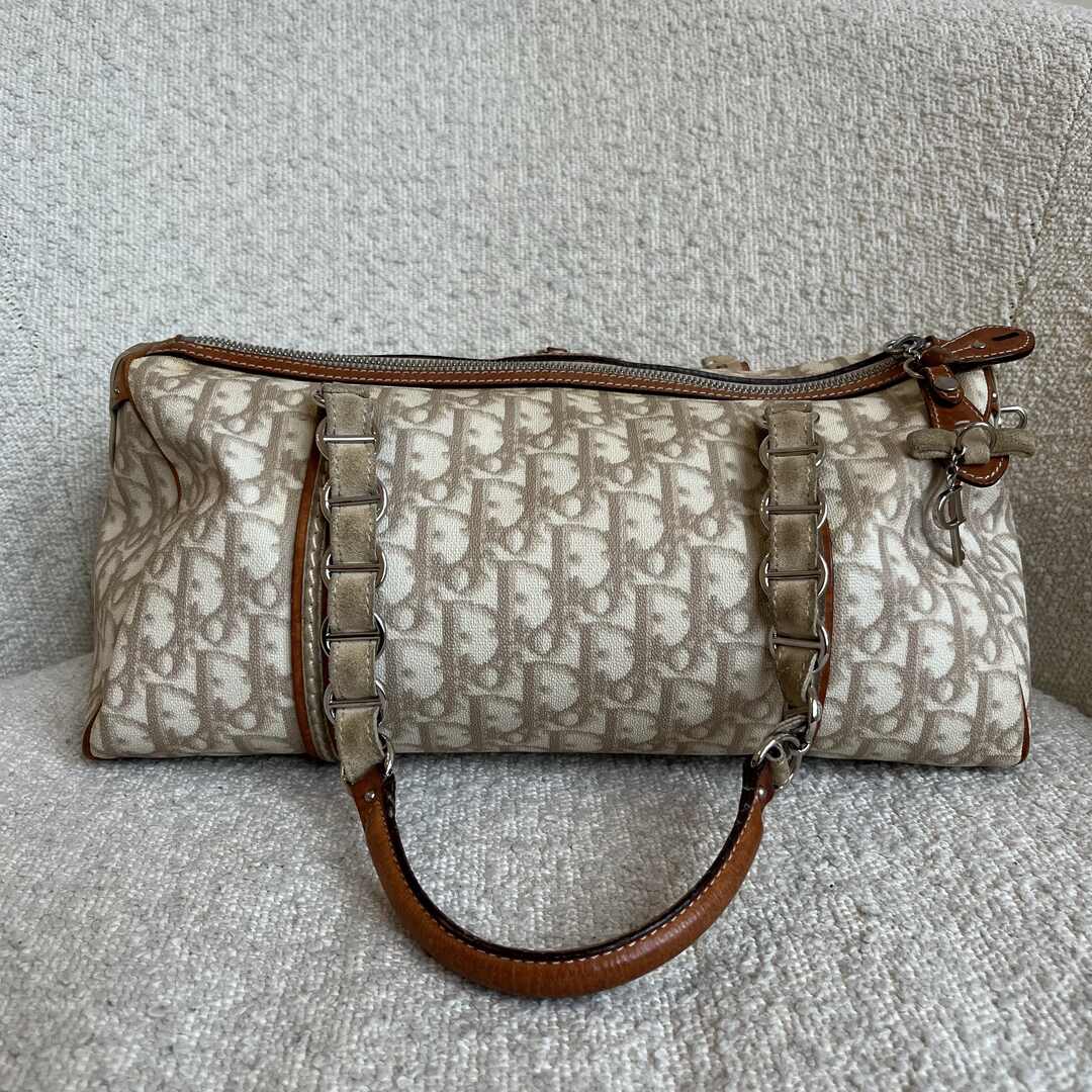 Dior Romantique Trotter Beige Shoulder Bag