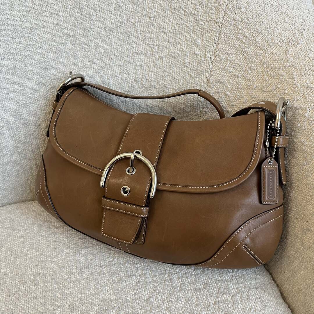 Coach Soho Leather Brown Shoulder Bag