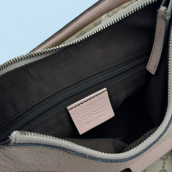 Gucci GG Canvas Abbey Pink Shoulder Bag