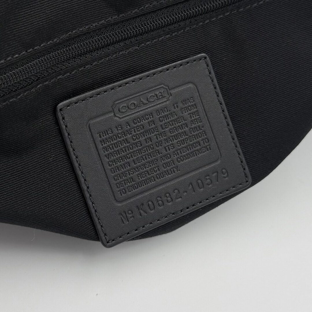 Coach Soho Leather Black Shoulder Bag