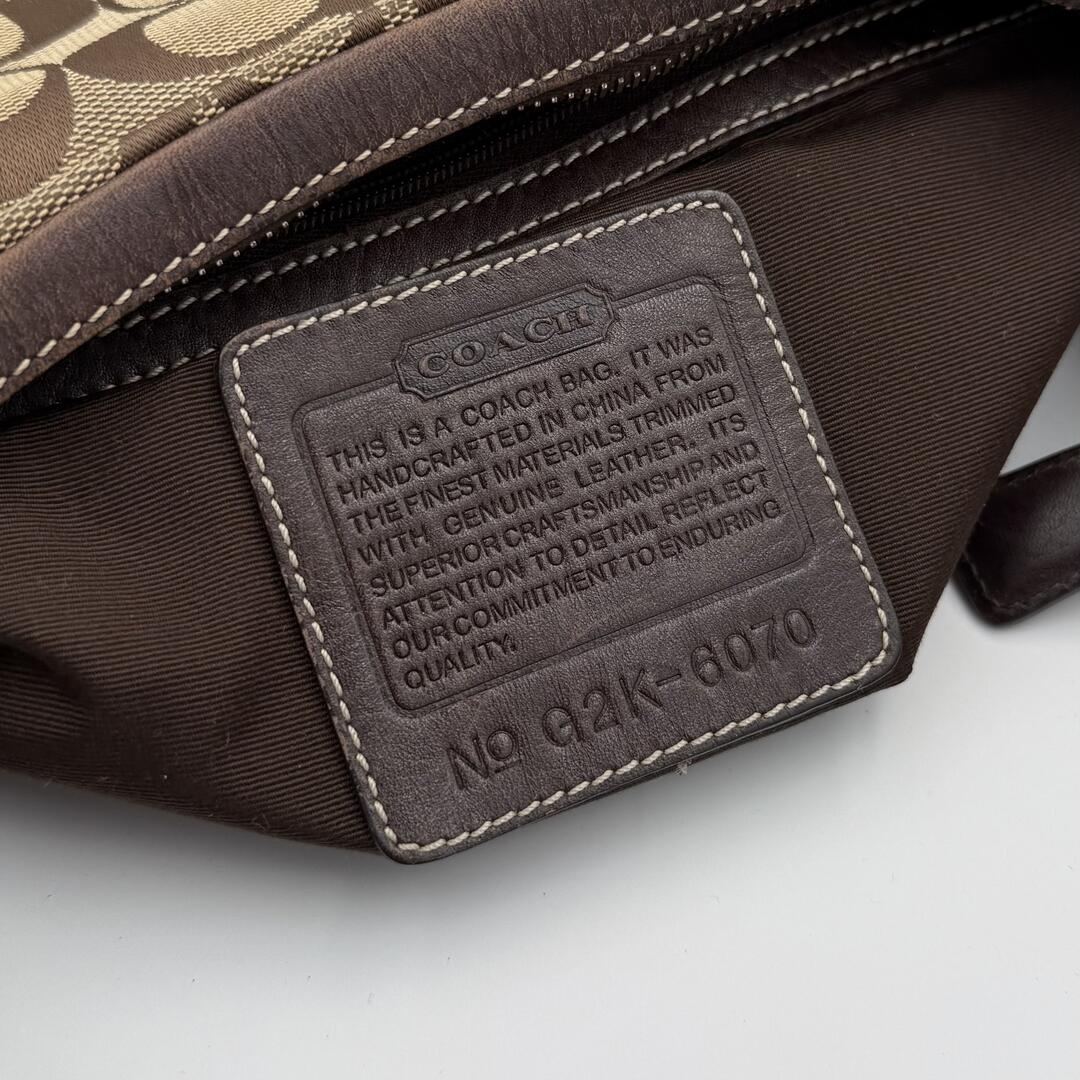 Coach Signature Brown Shoulder Bag