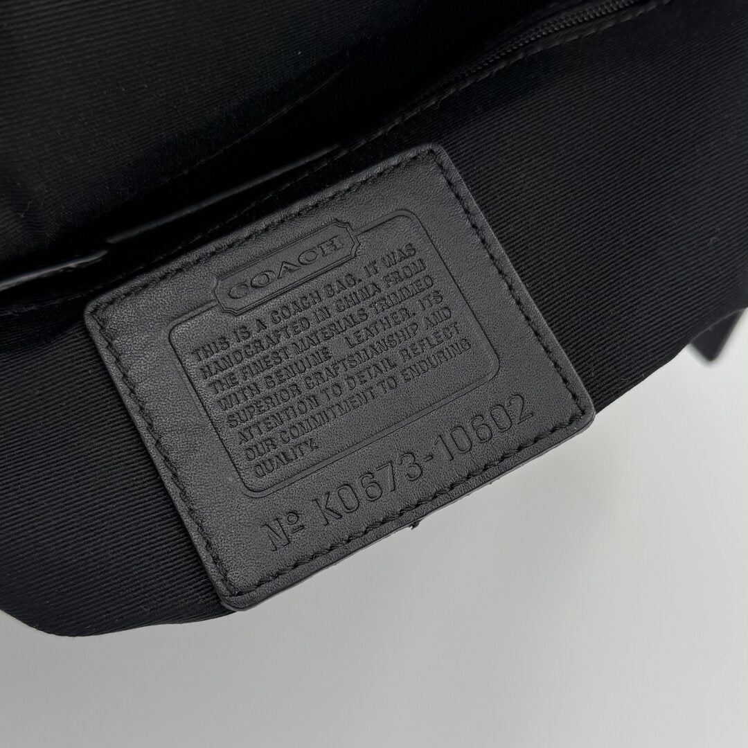 Coach Signature Mini Soho Black Shoulder Bag