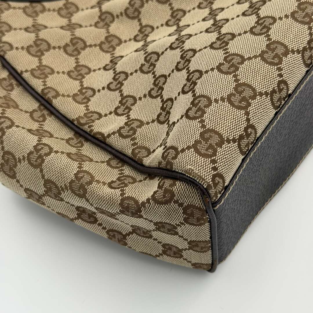 Gucci GG Monogram Canvas Brown Tote Bag