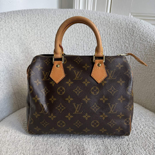2008 Louis Vuitton Monogram Speedy 25 Boston Bag