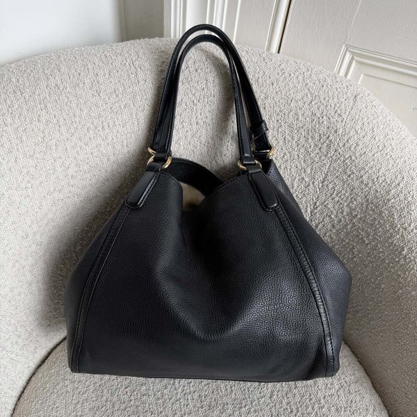 Gucci Soho Leather Black Tote Bag