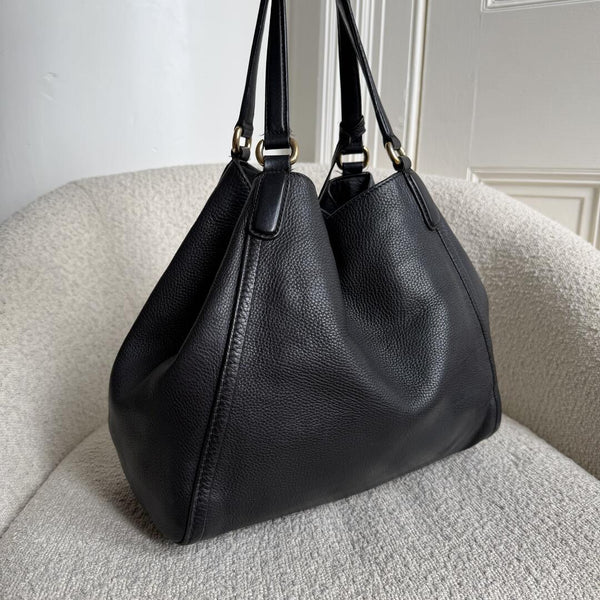 Gucci Soho Leather Black Tote Bag