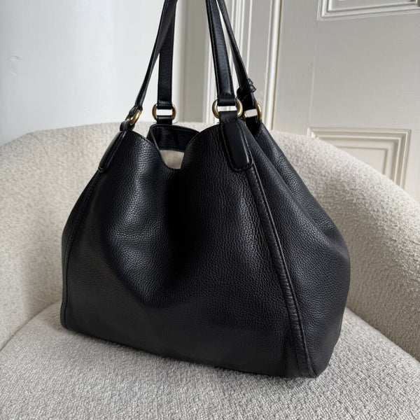 Gucci Soho Leather Black Tote Bag