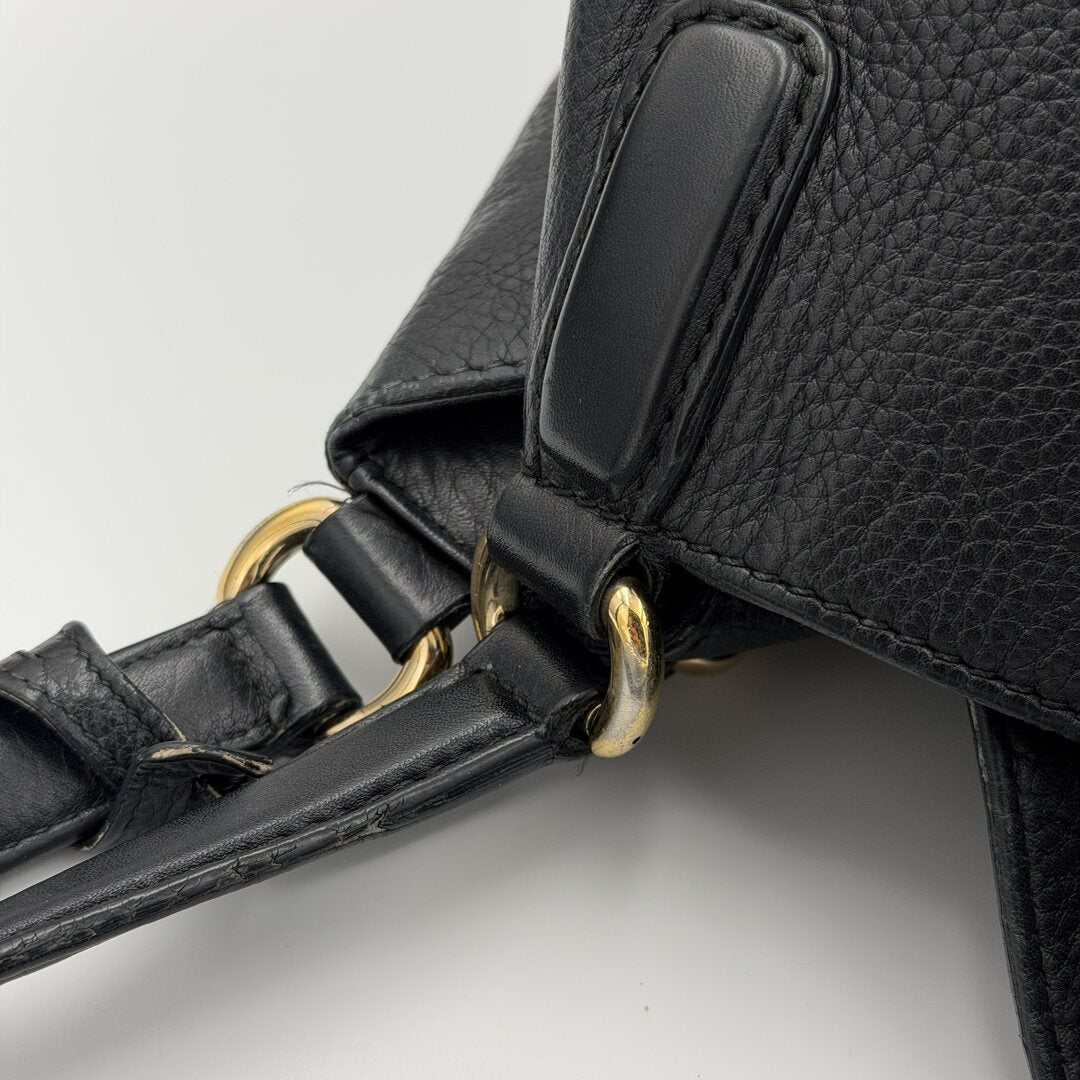 Gucci Soho Leather Black Tote Bag