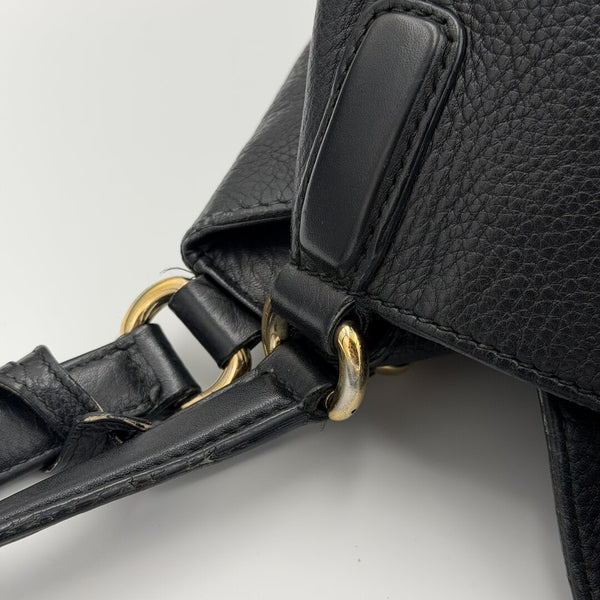 Gucci Soho Leather Black Tote Bag