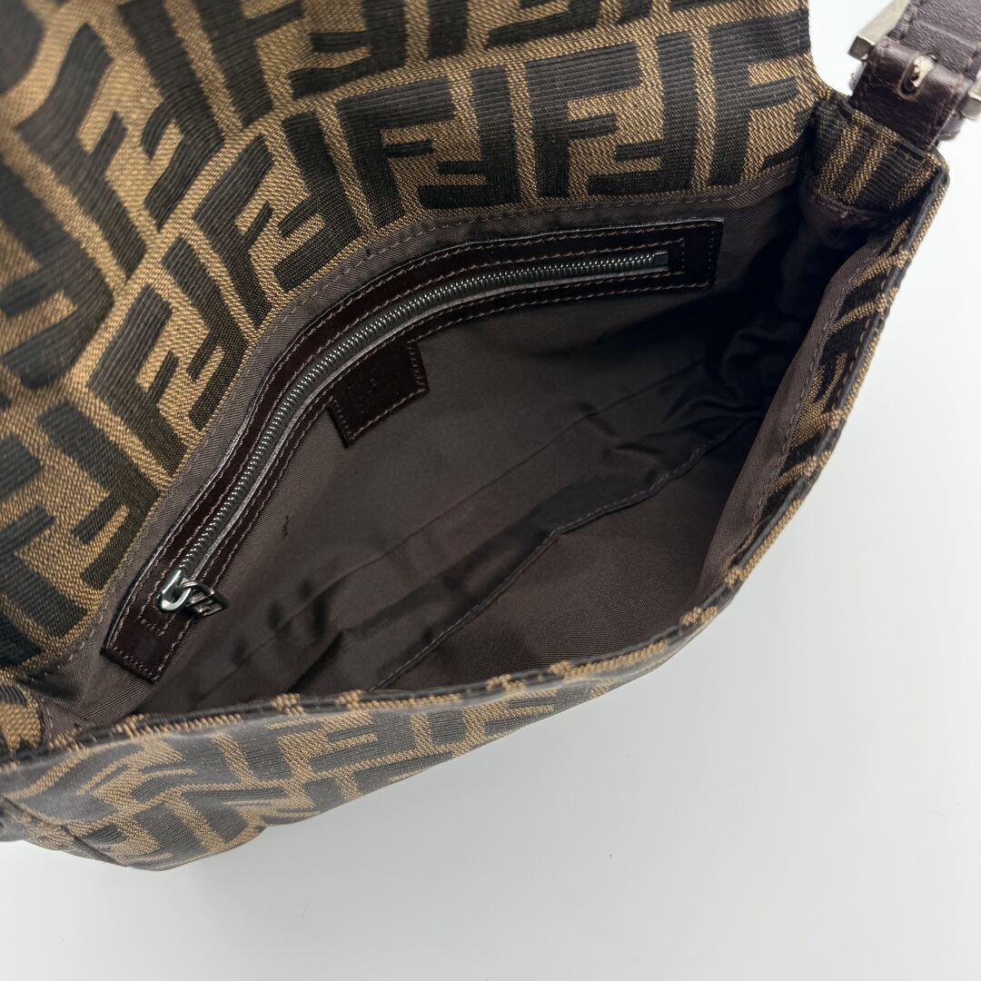 Fendi Mamma Baguette Zucca Shoulder Bag