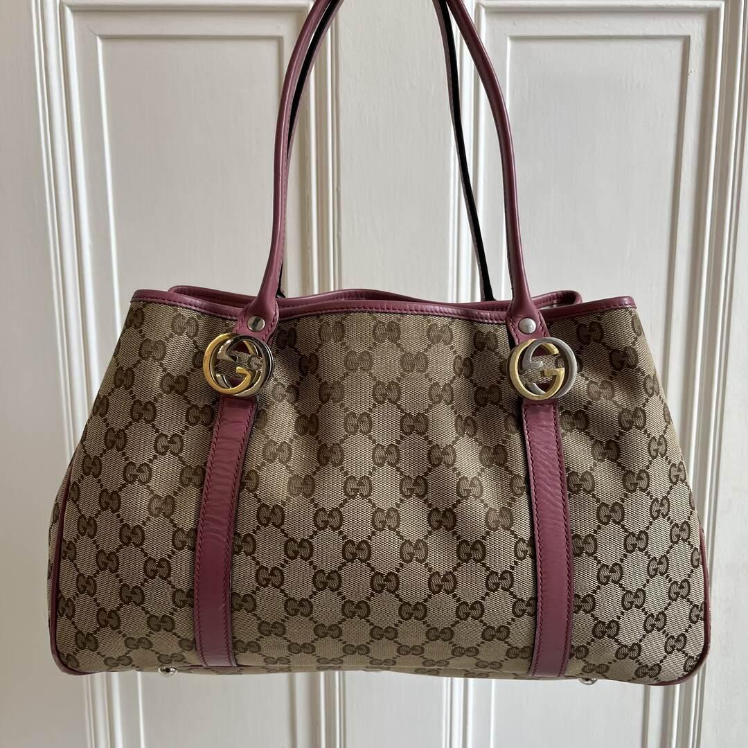 Gucci GG Pink Twins Tote Bag - Japan Exclusive