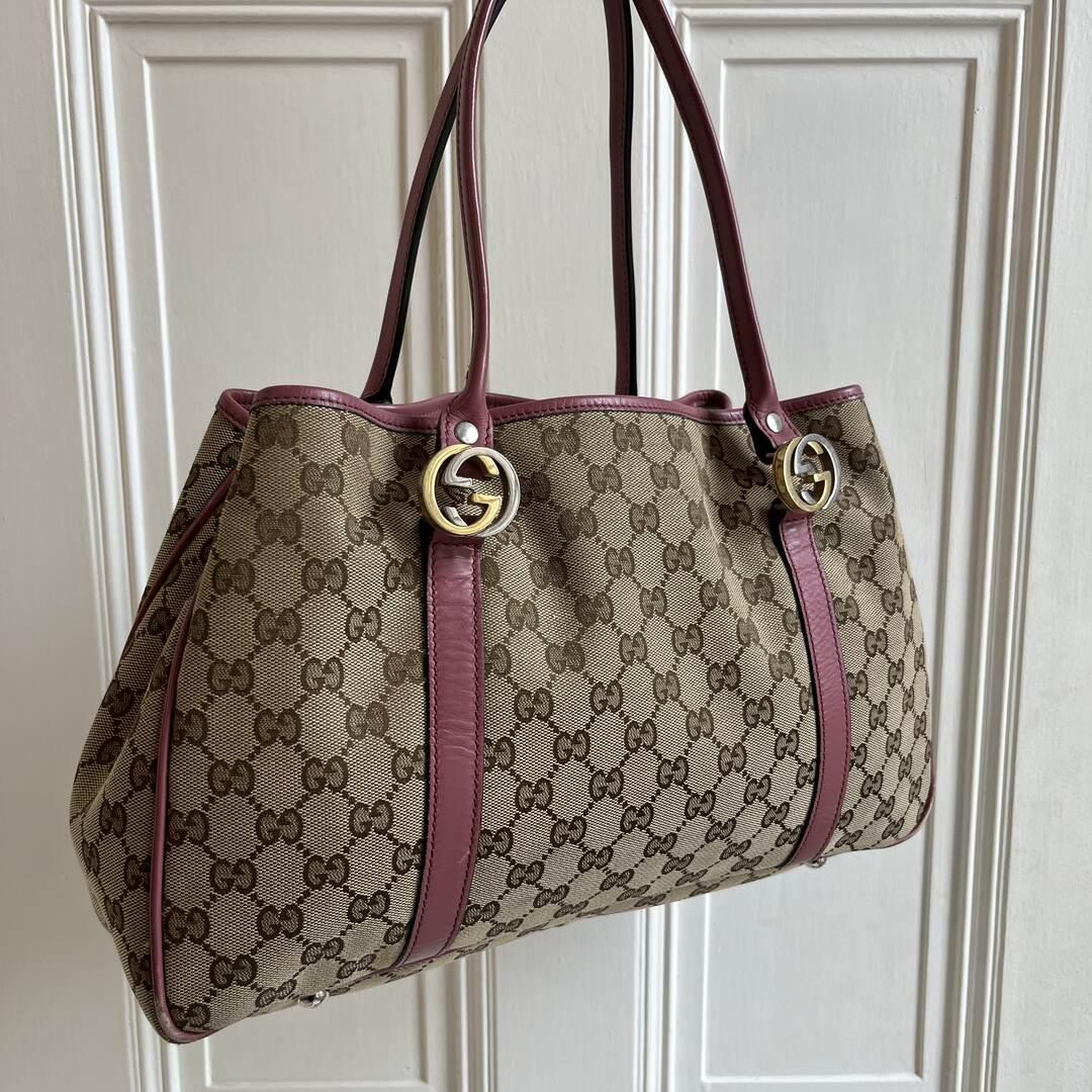 Gucci GG Pink Twins Tote Bag - Japan Exclusive