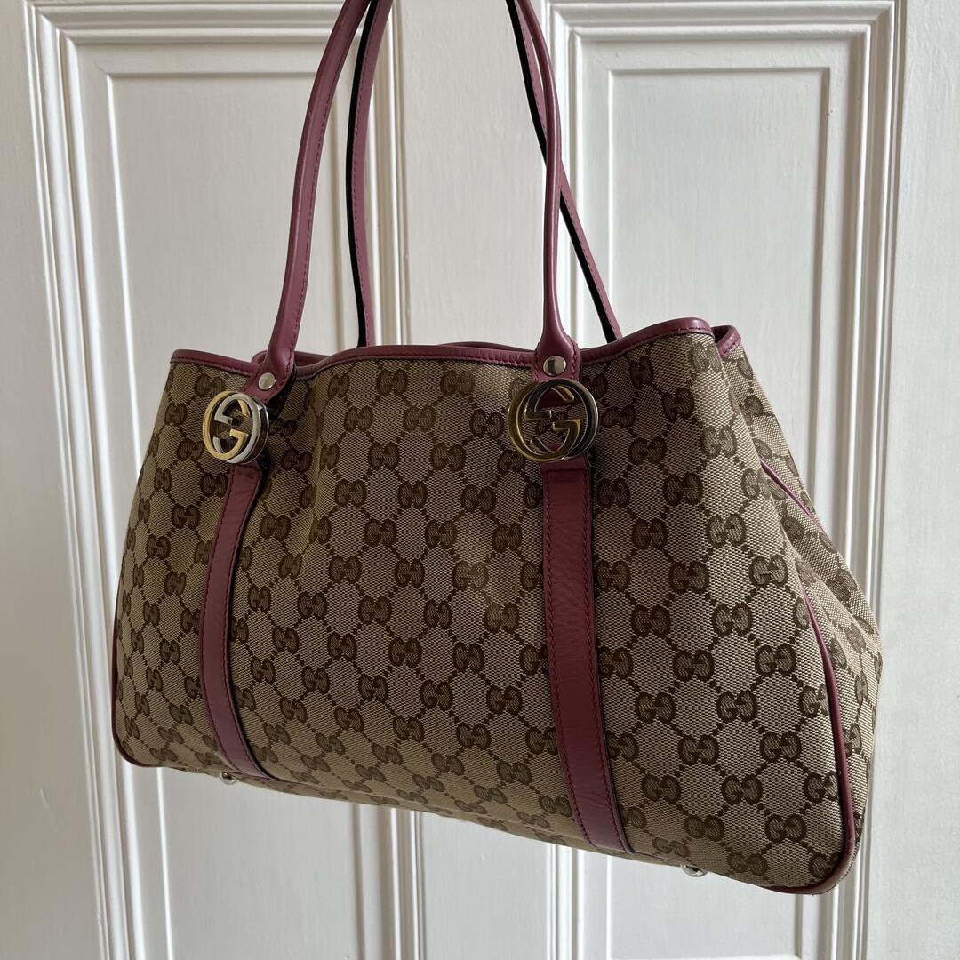 Gucci GG Pink Twins Tote Bag - Japan Exclusive