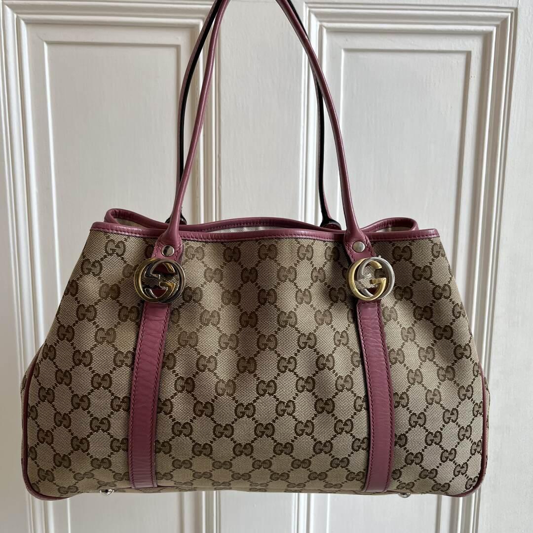 Gucci GG Pink Twins Tote Bag - Japan Exclusive