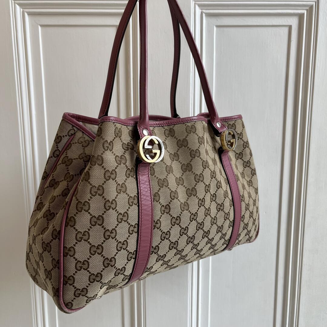 Gucci GG Pink Twins Tote Bag - Japan Exclusive