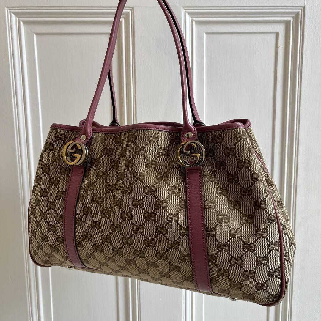 Gucci GG Pink Twins Tote Bag - Japan Exclusive