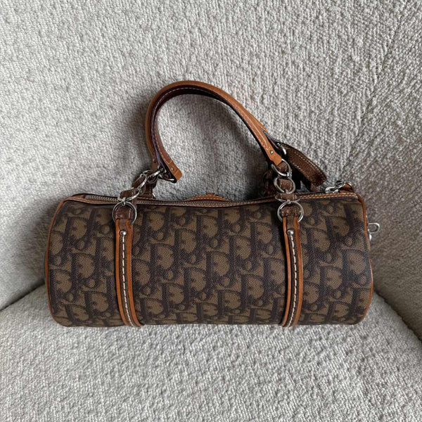 Dior Romantique Heart Trotter Brown Handbag