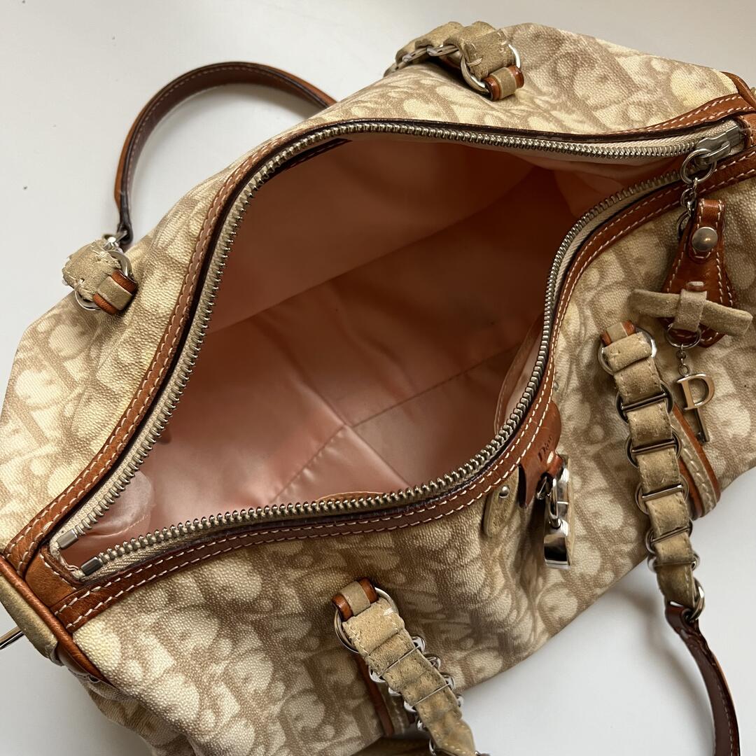 Dior Romantique Trotter Beige Shoulder Bag