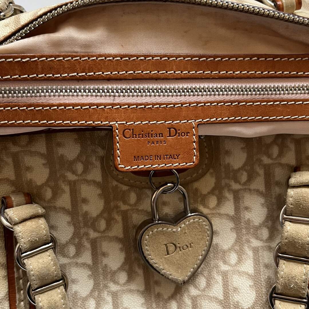 Dior Romantique Trotter Beige Shoulder Bag