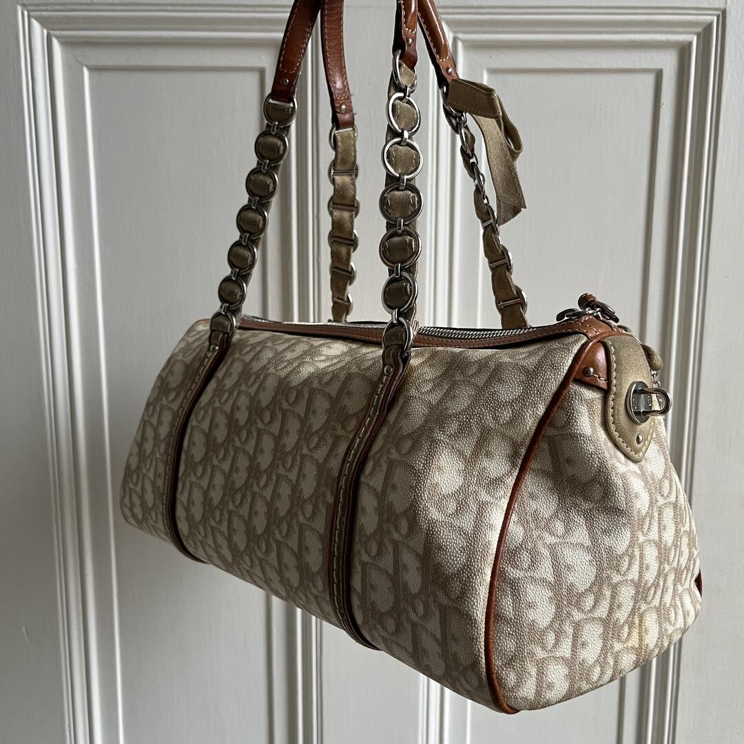 Dior Romantique Trotter Beige Shoulder Bag