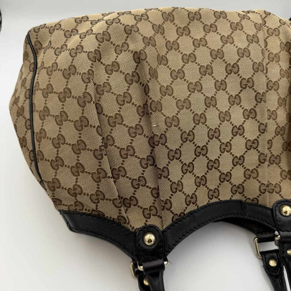 Gucci Monogram Sukey Black Tote Bag