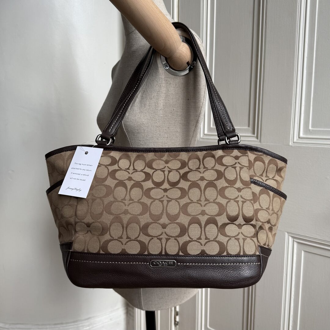 Coach Signature Brown Tote Bag
