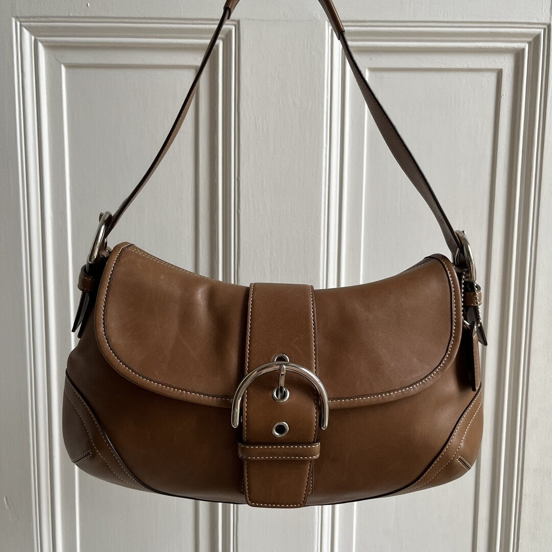 Coach Soho Leather Brown Shoulder Bag