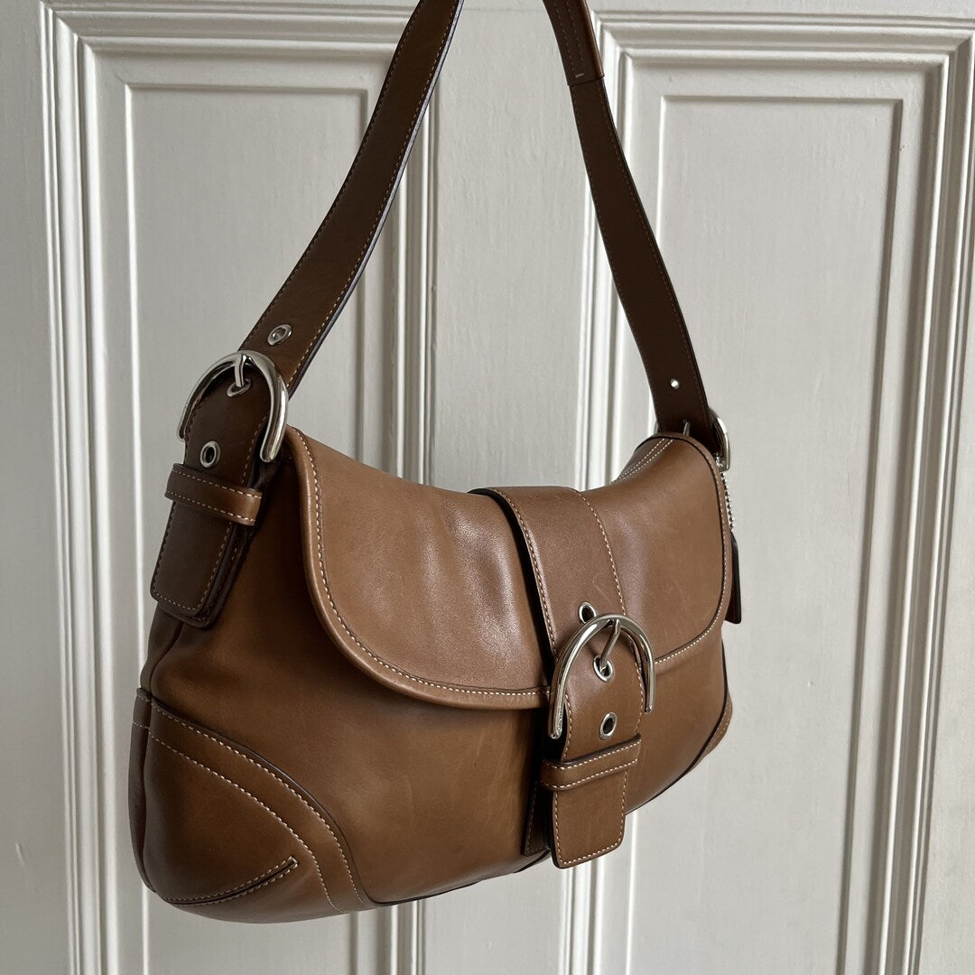 Coach Soho Leather Brown Shoulder Bag