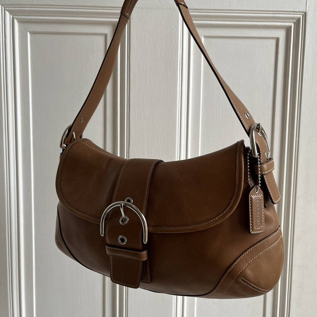 Coach Soho Leather Brown Shoulder Bag