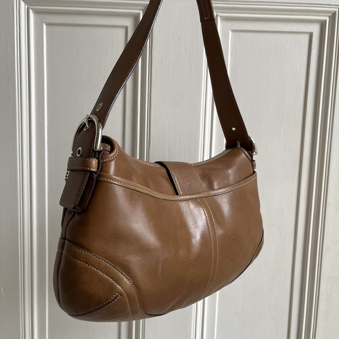 Coach Soho Leather Brown Shoulder Bag