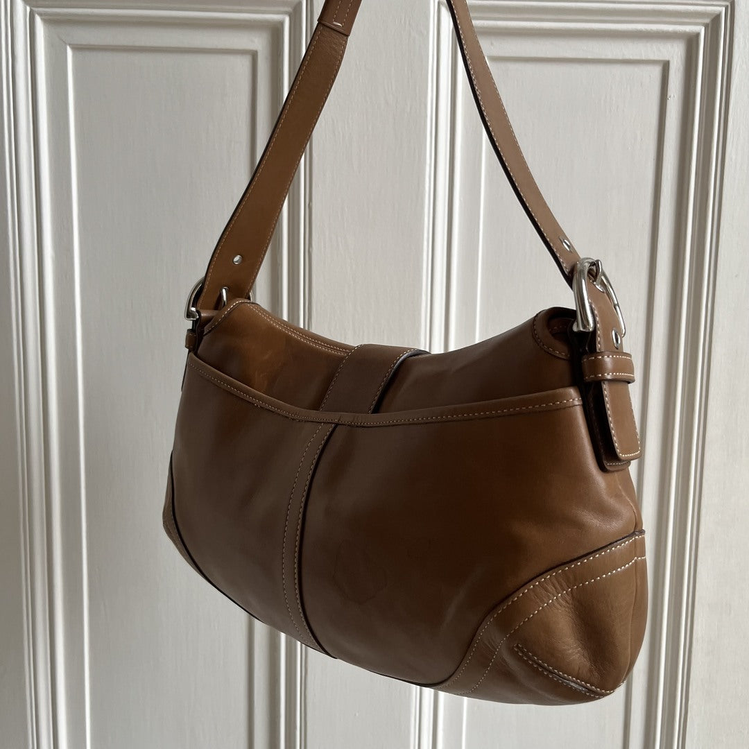 Coach Soho Leather Brown Shoulder Bag