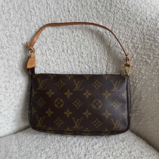 2000 Louis Vuitton Monogram Pochette Accessories Shoulder Bag