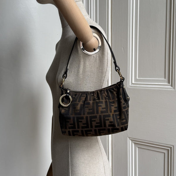 Fendi Zucca Monogram Mini Shoulder Bag